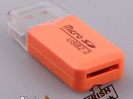 main image for ad TF Micro USB Card Reader Adapter Up to 32GB