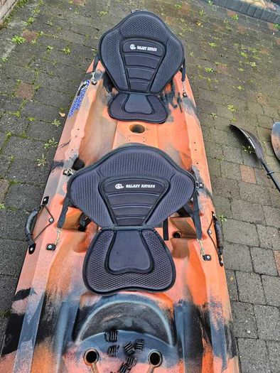Galaxy Cruz Tandem 2+1 Kayak + JP Australia New School 180 windsurfing board