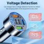 250W Fast Car Charger 3 USB + 2 PD Ports | 5 in 1 Type-C Quick Charger Adapter Image 2