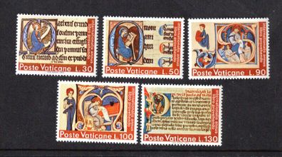 1972 Vatican The International Year of Books Commemorative Stamps Mint Never Hinged (MNH)