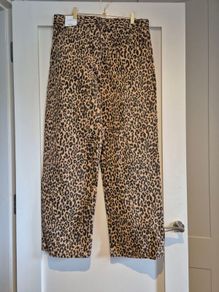 leopard print jeans