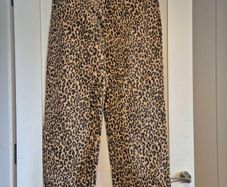 leopard print jeans