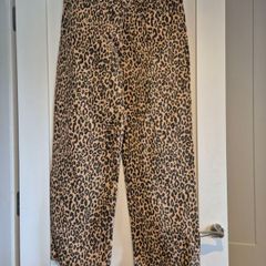 leopard print jeans