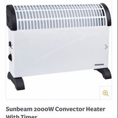 Sunbeam electric heater