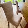 Solid Oak Table & 4 Chairs Image 4