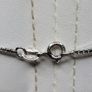 Sterling Silver 925 Ball Drop Pendant Necklace - Italian Box Chain 56cm - 6.63g Image 4