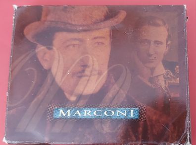 2001 MARCONI Set of 2 coins 925 Silver and 22ct gold