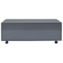 Coffee Table High Gloss Grey 100x100x35 cm Image 4