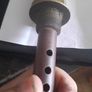 vintage brass industrial thermometer gauge steam engine Image 2