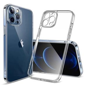 iPhone 12 Pro Max Case Transparent Soft TPU Silicone Clear Back Cover