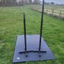 2 sets of squat stands with 80kg weights and dumbells Image 3