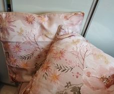 2 x blush pattern cushions(matching set in ads)