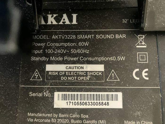 Akai 32" TV