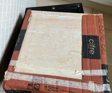 9 Cifre Ceramic Floor Tiles in Beige Stone Effect 33.3cm x 33.3cm