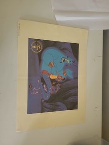 DISNEY Aladdin Lithograph