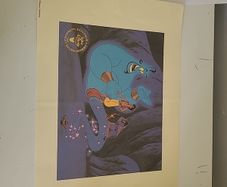 DISNEY Aladdin Lithograph