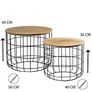 Round coffee table set of 2 - Free Delivery Nationwide Image 7