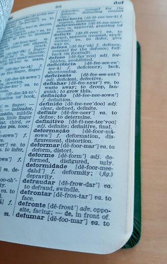 Collins Pocket Portuguese dictionary