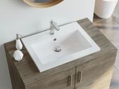 Granite Basin 600x450x120 mm White