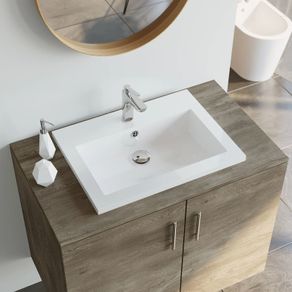 Granite Basin 600x450x120 mm White