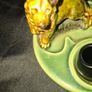 Beautiful Old Wade Ceramic Pipe Stand with a German Shepherd dog figurine Pipe Included, Postage Available Image 10