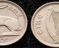 [#1254] - Ireland 1966| 3 Pence | Irish 3d | Hare | KM.12a