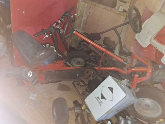 Chain saws, table saws, Generators, go carts, bikes