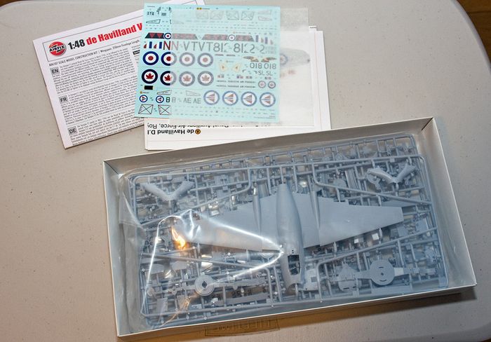 Airfix De Havilland Vampire F.3 1/48 scale Model KIt