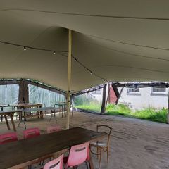 BILD Stretch Tent 10m x15m 3 years old walls+floor