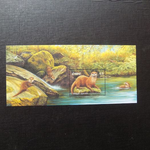 Ireland 2002.Irish Mammals.Otter Mini Sheet.MNH.