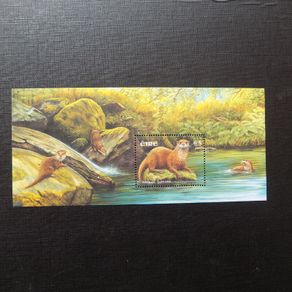 Ireland 2002.Irish Mammals.Otter Mini Sheet.MNH.