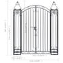 Ornamental Garden Gate Wrought Iron 2 sizes available Image 2
