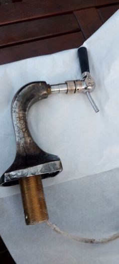 beer tap,with mount ,used condition, see pictures,,sold as is ,buyer collects or pays postage thank you