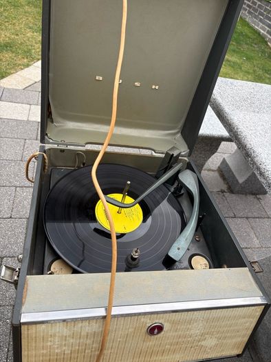 vintage record player