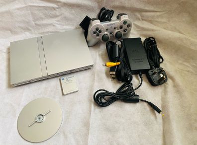 PlayStation 2 slim silver