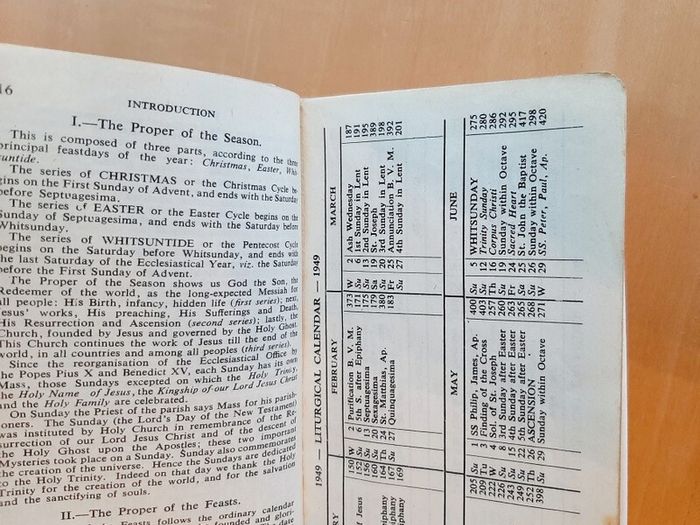 Vintage missal