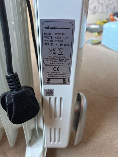 WER20 Winterwarm 2kW electric heater