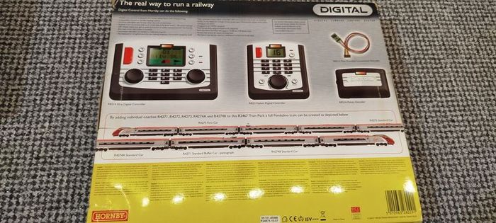 Hornby R2457x Virgin Trains Pendolino Digital Train Pack, Mint