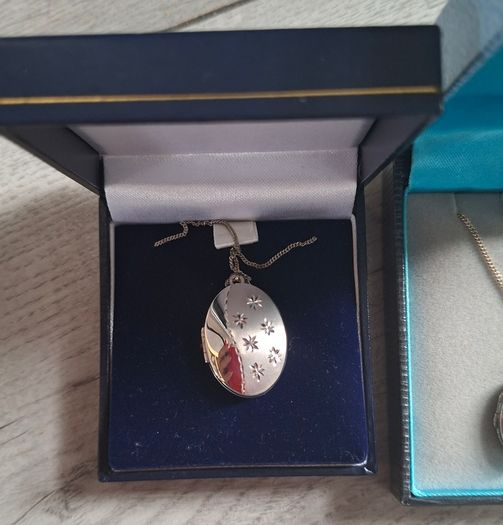 silver locket