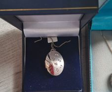 silver locket