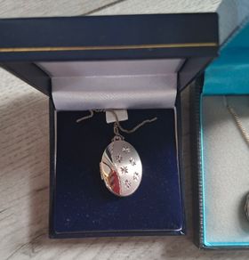 silver locket