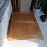 Solid oak dining table. Image 2