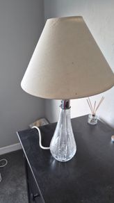 Crystal glass lamp