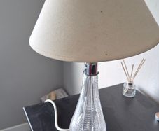 Crystal glass lamp