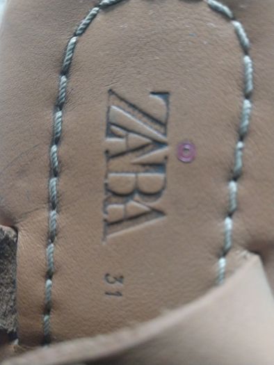 Childs Leather Sandals Zara