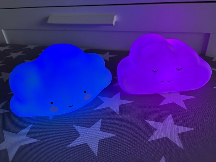 Cloud Book ends and cloud lights