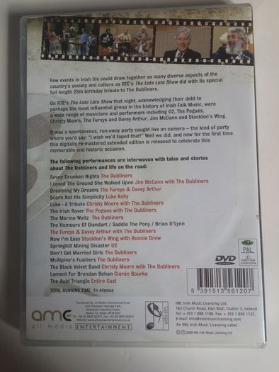 The Dubliners [2008] RTE's The Late Late Show Tribute To The Dubliners [Music DVD]