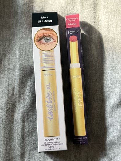 Tarte tartelette XL tubing mascara and tarte Maracuja juicy lipstick new