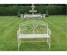 Bench 9 Ornate Back Swirl D7386