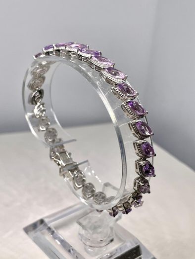 Moroccan Amethyst Cluster Bracelet
